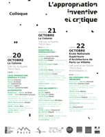 L'appropriation inventive et critique