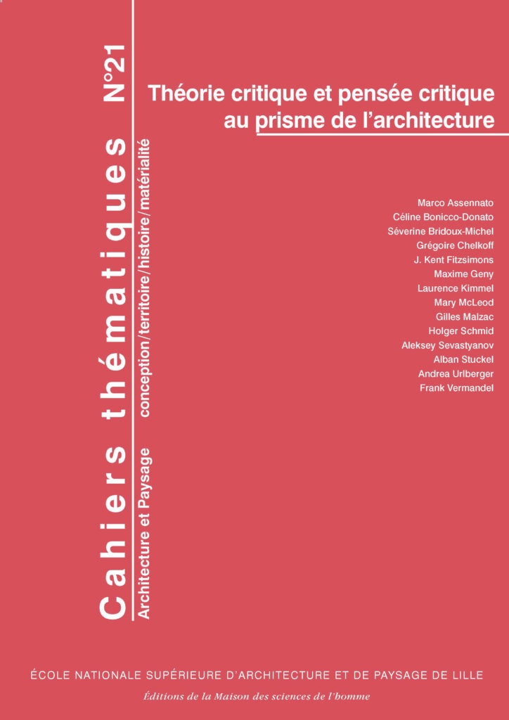 Au travail, architectes !