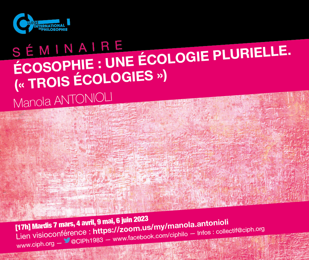 Écosophie : une écologie plurielle - Trois écologies Écosophie : une écologie plurielle - Trois écologies