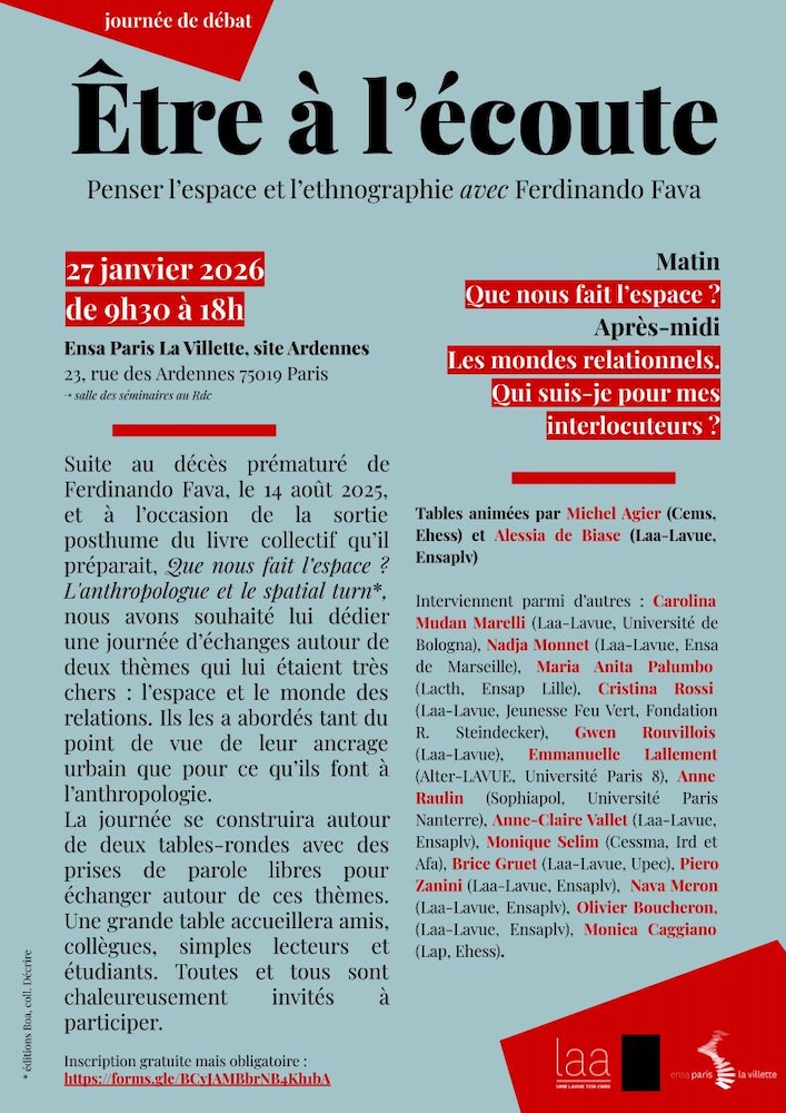 Être à l'écoute Être à l'écoute