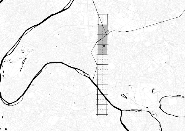 Chronotopic exploration of a Parisian landscape